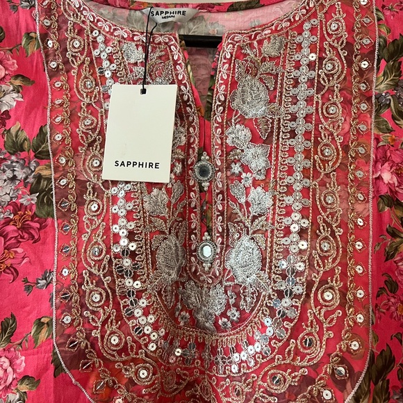 Pakistani embroidered long shirt.Long sleeve. - Picture 2 of 6